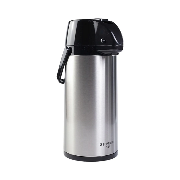Garrafa Térmica Soprano Exclusiva 1,9l De Aço Inox