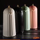 Garrafa Térmica Super Luxo 1l Branca Detalhe Pássaro Dourado