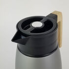 Garrafa Térmica Tampa Fast Click Para Café - Cinza (1l)