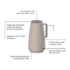 Garrafa Térmica Tramontina Exata 6163605 500ml Bege 61636058