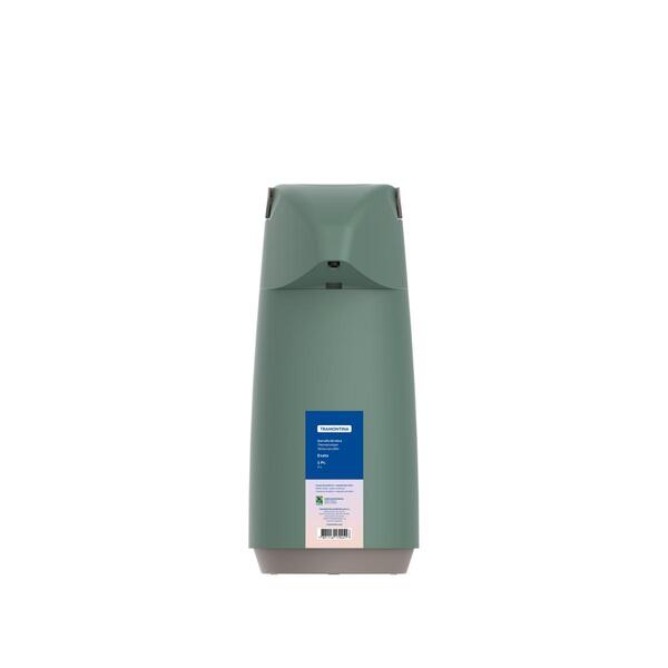 Garrafa Térmica Tramontina Exata Em Plástico Verde Com Ampola