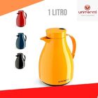 Garrafa Térmica Unitermi Paris 1 Litro Bule C/ Gatilho Cores