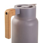 Garrafa Termica Wood Fashion Cinza 1 Litro Termopro Tp6562