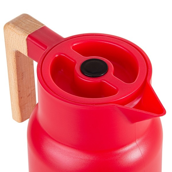 Garrafa Termica Wood Fashion Vermelha 1 Litro Termopro Tp6549