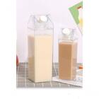 Garrafa Transparente C/ Rosca 1000ml E 500ml  Modelo Leite