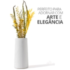 Garrafa Tubo Listras 9,5cm Em Cimento Artesanal