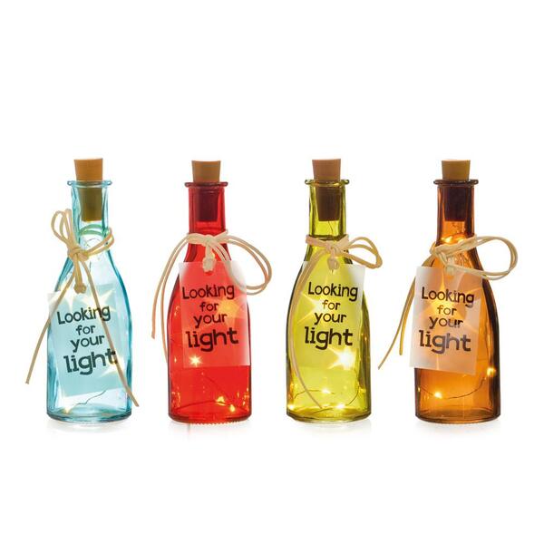 Garrafas Coloridas Com Led Variado 20x5x5x 1699324