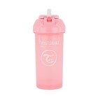 Garrafinha Com Canudo 360 Ml Rosa Twistshake