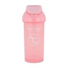 Garrafinha Com Canudo 360 Ml Rosa Twistshake