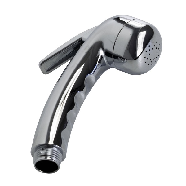 Gatilho Cromado Em Abs Redondo Com Trava Para Ducha Higiênica