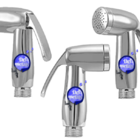 Gatilho Ducha Higiênica Abs Cromado C/suporte Fixação Del Met