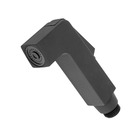 Gatilho Ducha Higienica/chuveirinho Quadrado Abs Black/preto