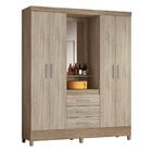 Gaurda Roupa 4 Portas Munique Nogal/vanilla