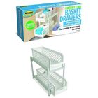 Gaveta 2 Niveis  Portátil Organizador Armario Cesto Banheiro