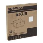 Gaveta Branca para Nicho com Puxador Spaceo KUB