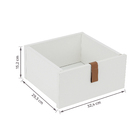 Gaveta Branca para Nicho com Puxador Spaceo KUB