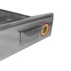 Gaveta Cinzeiro Chapa Inox Churrasqueira Alvenaria 37x25cm