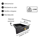 Gaveta Cinzeiro Frente Ferro Fundido 30x46cm