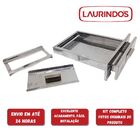 Gaveta De Cinza Inox 304 Churrasqueira Alvenaria Com Tampa