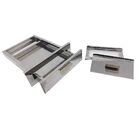 Gaveta De Cinza Inox 304 Churrasqueira Alvenaria Com Tampa