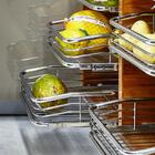 Gaveta Deslizante 570mm Aramada Fruteira Em Aço Inox Corrediç