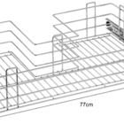 Gaveta Deslizante Aramada Para Armário Espaço Sifão Schmitt
