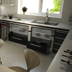 Gaveta Deslizante Cromada De Embutir Em Armário Schmitt 67cm