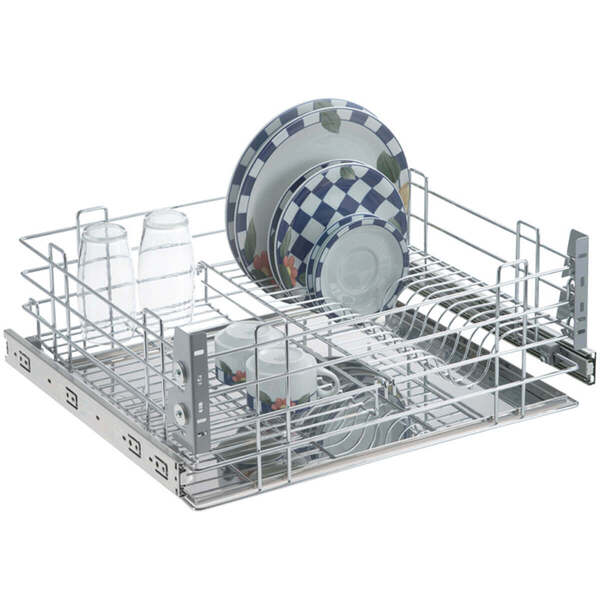 Gaveta Escorredor De Louça Porta Prato 57cm Com Bandeja Inox