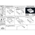 Gaveta Kit Quadrado Madeira Vermelho 34x34cm Cube Luciane