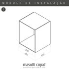 Gaveta Multiuso Cromada 570mm