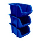 Gaveta Organizadora Braslider Nº3 Azul 8x10x17cm Kit Com 60 U