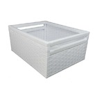 Gaveta Organizadora Em Fita 30x40x17cm - Branco