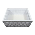 Gaveta Organizadora Em Fita 30x40x17cm - Branco