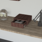 Gaveta Pequena Suspensa Porta Documento Aparador Decorativo Q