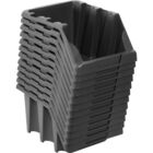 Gaveta Plástica Para Estante Nº 7 Preta Modelo Prático - Vond