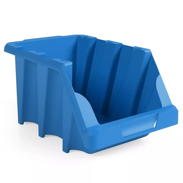 Gaveta Plástica Prática Empilhável Nº 7 Azul Presto - Unico