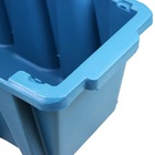 Gaveta Plástica Prática Empilhável Nº 7 Azul Presto - Unico