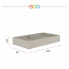 Gavetão 2 Nichos Smile  Griss