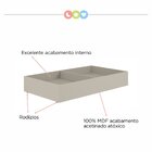 Gavetão 2 Nichos Smile  Griss