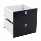 Gavetas para Nicho Cube 34x34cm Preto