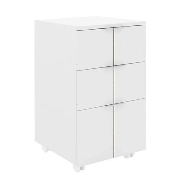 Gaveteiro 03 Gavetas Com Rodízios  Multilaser Ei072