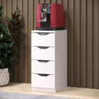 Gaveteiro 04gvts. Branco Multiuso A.j.l Home Office