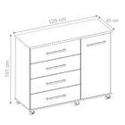 Gaveteiro 1 Porta Foster Branco