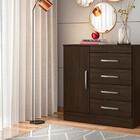 Gaveteiro 1 Porta Silvie Ébano