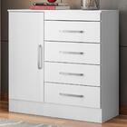 Gaveteiro 1 Porta Silvie Ébano