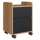 Gaveteiro 2 Gavetas Com Rodízios 27998 Artesano