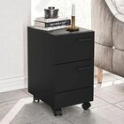 Gaveteiro 2 Gavetas Com Rodízios Osaka