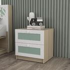 Gaveteiro 2 Gavetas Frente 3d Comic Mdp Politorno Legno/branco