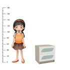 Gaveteiro 2 Gavetas Frente 3d Fox Mdp Politorno Legno/branco