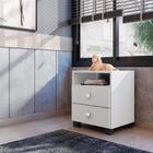 Gaveteiro 2 Gavetas Jericó Branco Trama